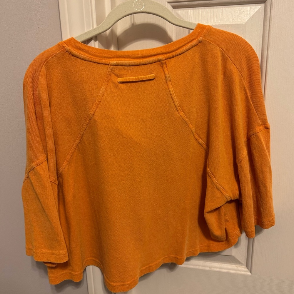 BDG Women's Orange Crop Top - Picture 3 of 4